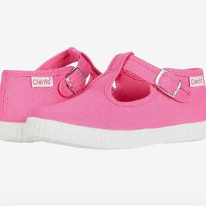 Cienta Pink Shoes for Baby Girl NIB Mary Jane style size 18 (42)